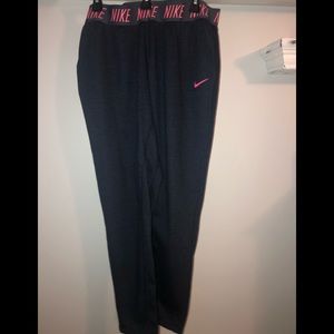 Nike Sweatpants - size XL - navy and pink